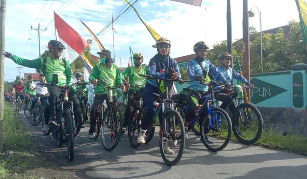 Bupati Klaten Lepas Gowes To Muktamar Tahap kelima Diikuti 1500 peserta CirebonMU