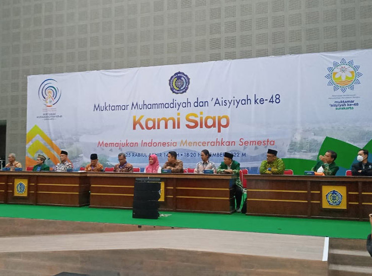Simulasi Pemilihan Muktamar KE-48 di Edutorium KH Ahmad Dahlan UMS Diikuti Ketua Umum PP Muhammadiyah