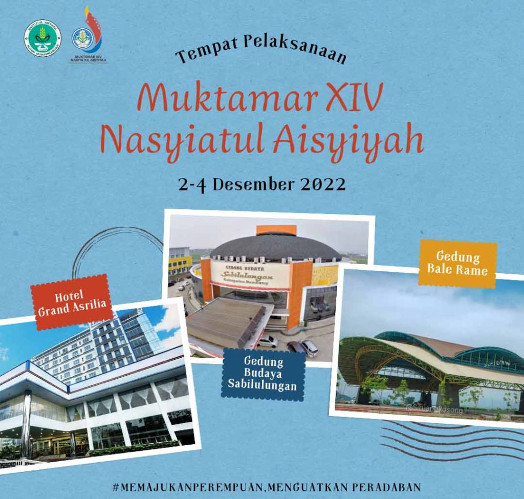 Ini Lokasi Pelaksanaan Muktamar XIV Nasyiatul Aisyiyah di Bandung CirebonMU