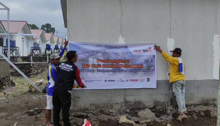 Bantuan Hunian Untuk Warga Penyintas APG Gunung Semeru Siap Diresmikan Muhammadiyah