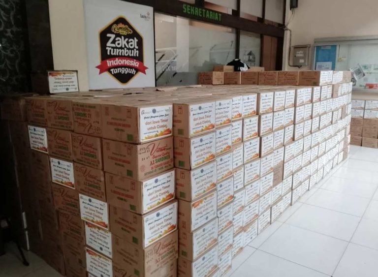 50 Ribu Kaleng Sarden Lazismu Siap Kirim ke Korban Gempa Cianjur