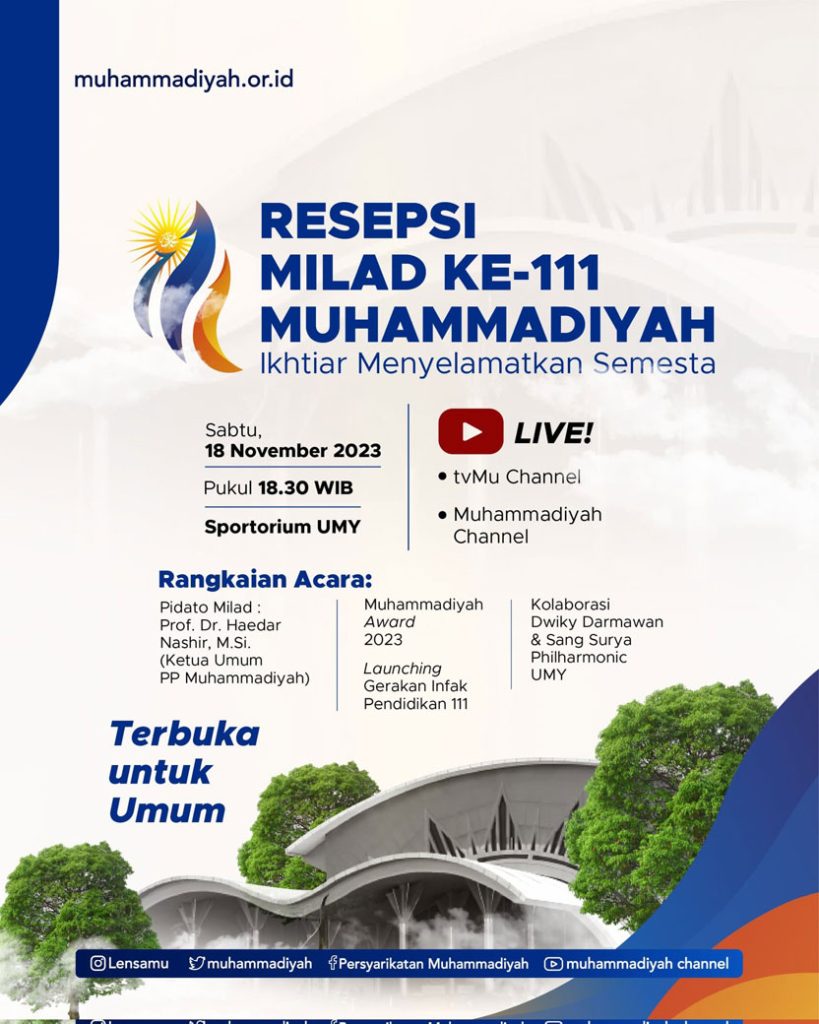 Resepsi Milad ke-111 Muhammadiyah CirebonMU