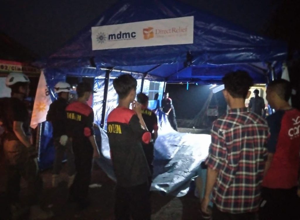 118 Rumah Alami Rusak Berat, MDMC Sumedang Bangun Tenda Komunal di Lokasi Terdampak CirebonMU