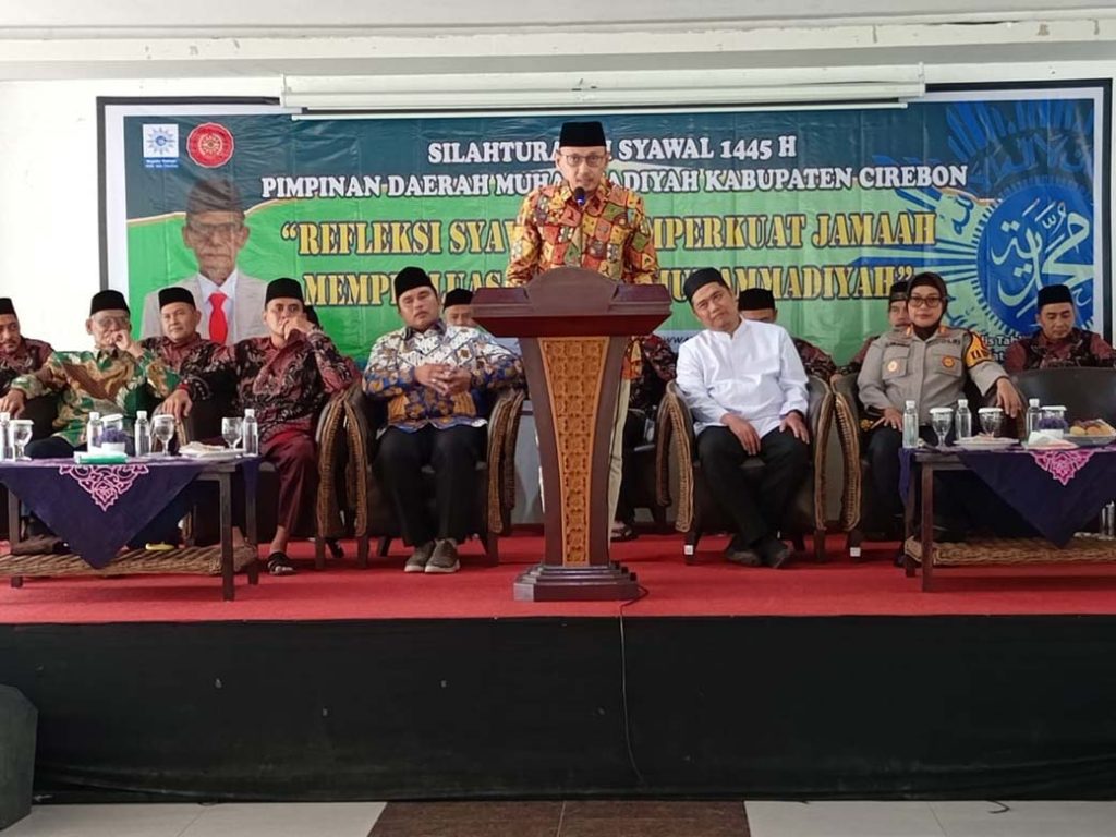 Kapolresta dan Ketua DPRD Hadiri Silaturahmi Syawalan Muhammadiyah Kabupaten Cirebon CirebonMU