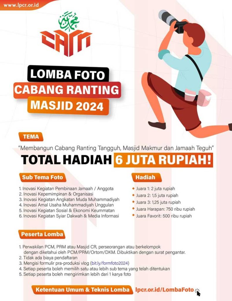 LPCR-PM PP Muhammadiyah Gelar Lomba CRM Muhammadiyah Award 2024 CirebonMU