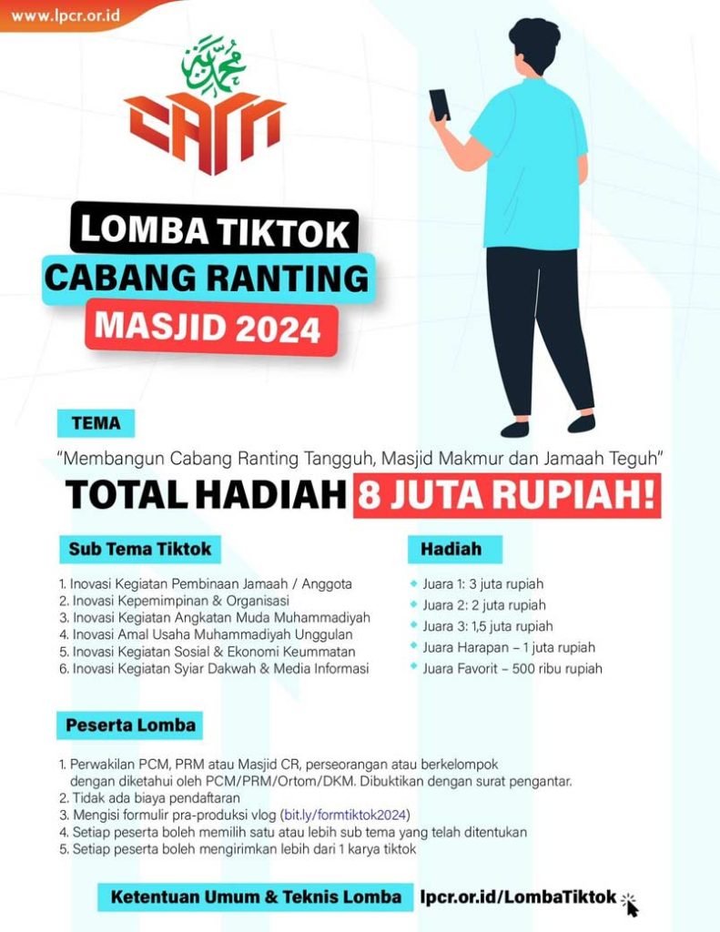 LPCR-PM PP Muhammadiyah Gelar Lomba CRM Muhammadiyah Award 2024 CirebonMU